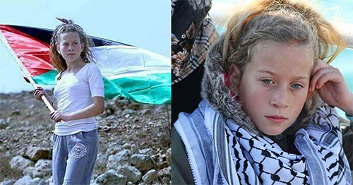 El nombre de Ahed Tamimi invade las calles de Holanda